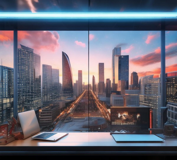 Floor Space: High-Fidelity Dynamic Brand Wallpaper, Business Ambience: A Visual Experience, Effect