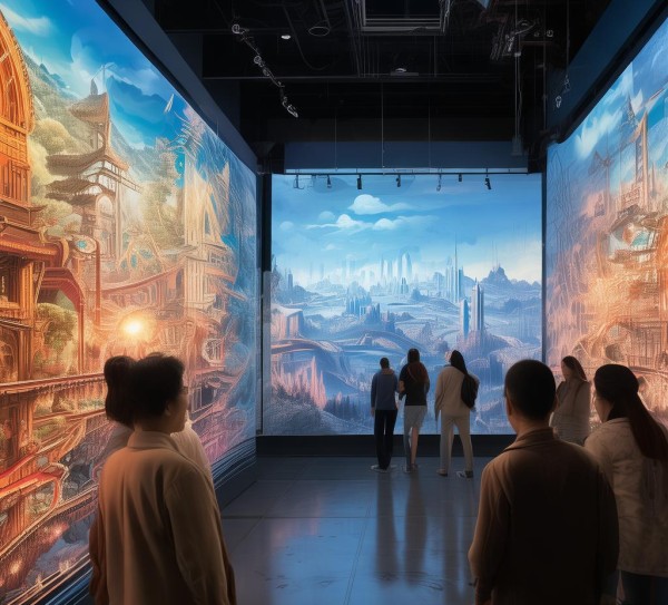 清远数字油画，传承与创新的未来艺术展